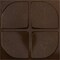 Ekena Millwork 19 5/8in. W x 19 5/8in. H Edmund EnduraWall Decorative 3D Wall Panel Covers 2.67 Sq. Ft. WP20X20EUAMB - alternate 1